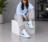 کتونی زنانهAir Jordan 1 Mid (Ice Blue)